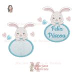 Matrizes de Bordado - Coleção Feliz Páscoa Azul Rosa - Imagem 5