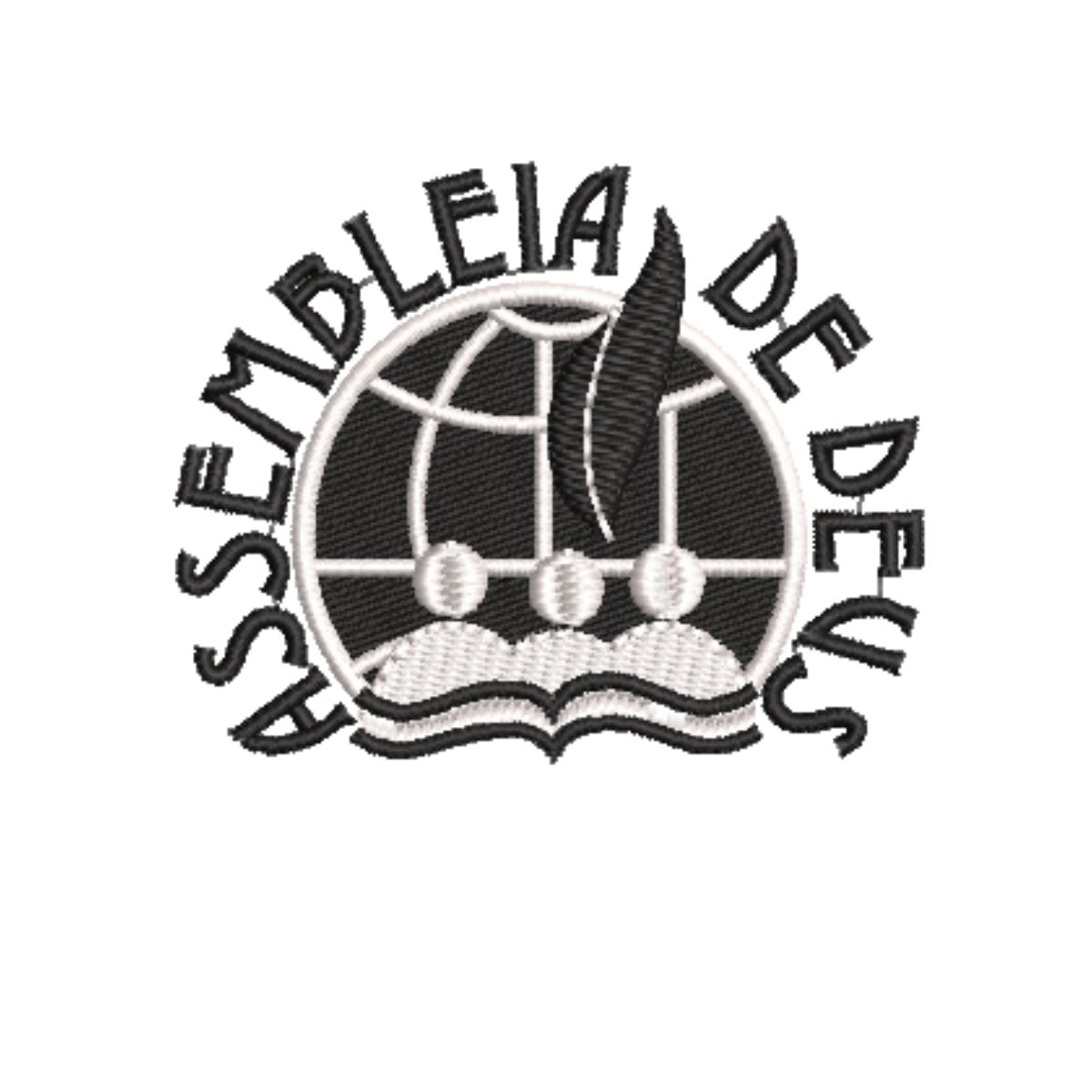 DIVIDIDO EM 4 PARTES (10) Matriz de Bordado Assembléia de Deus Cód 01412 - Imagem 1