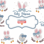 Matrizes Páscoa - 3 Coleções + 1 Projeto Porta Chocolates - Imagem 2