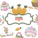 Matrizes Páscoa - 3 Coleções + 1 Projeto Porta Chocolates - Imagem 4