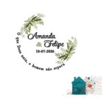 Matriz de Bordado Porta Aliança - Image 2