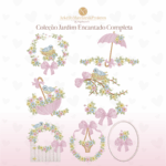 Matrizes de Bordado | Coleção Jardim Encantado