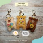 Matrizes Chaveiro Ursinho Autismo e Inclusão Trio