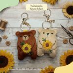 Matrizes Chaveiro Ursinho Autismo e Inclusão Trio - Imagem 11