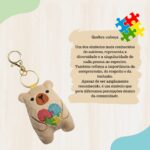 Matrizes Chaveiro Ursinho Autismo e Inclusão Trio - Imagem 4
