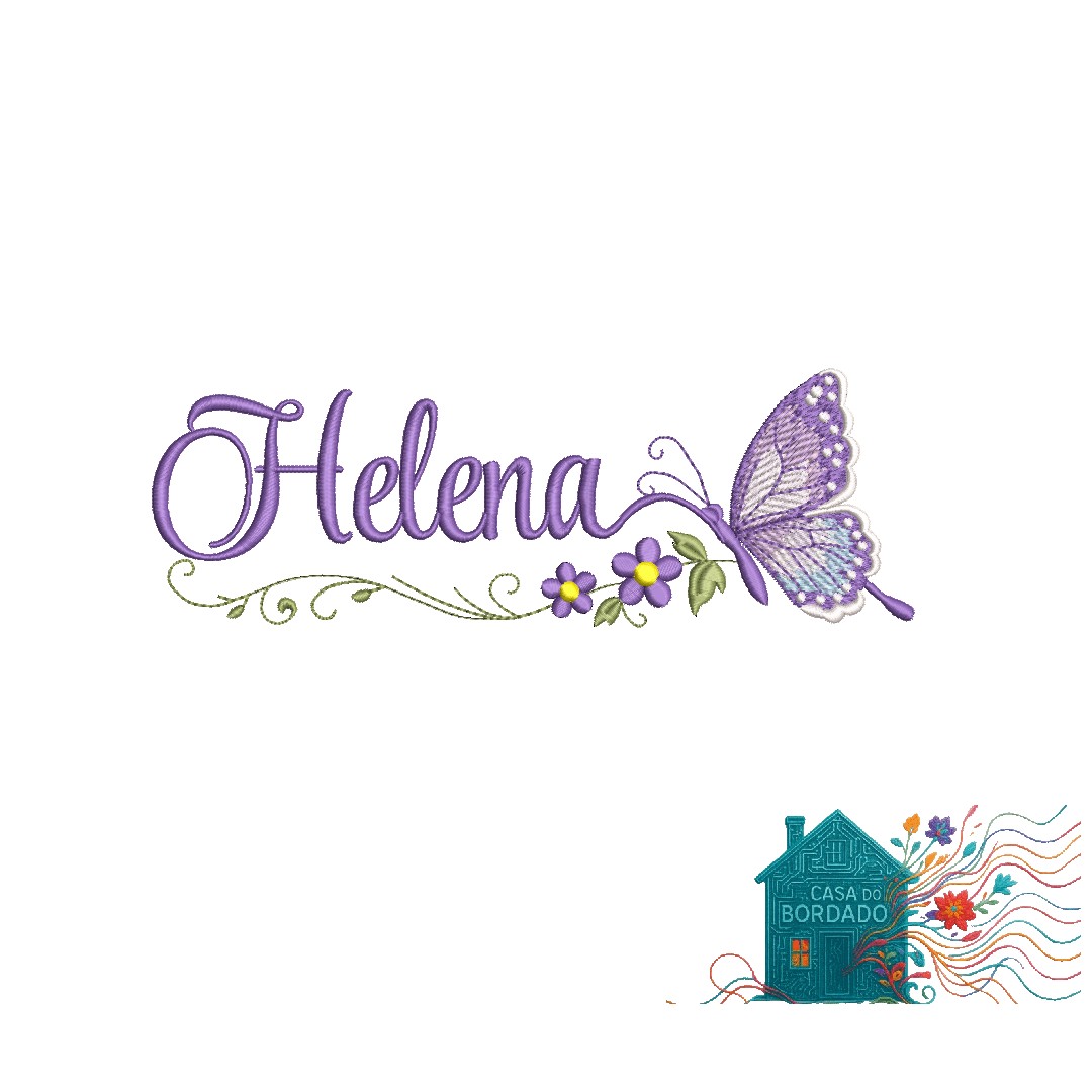 2 Matriz de Bordado Borboleta Florzinha - Imagem 1