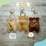 Matrizes Chaveiro Ursinho Autismo e Inclusão Trio - Imagem 9