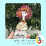 Marca páginas MULHERES matriz de bordado - Imagem 7