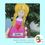 Marca páginas MULHERES matriz de bordado - Imagem 5