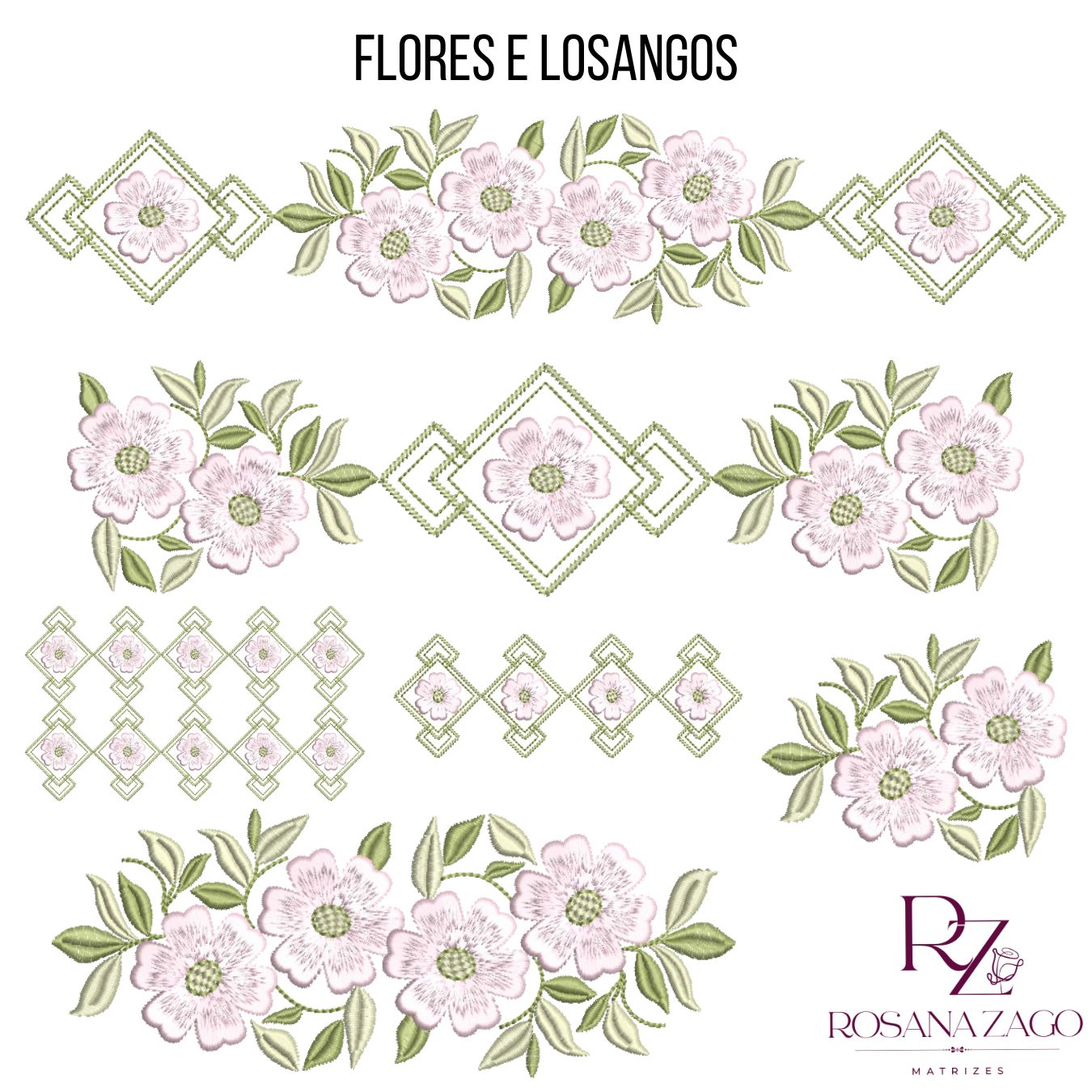 FLORES E LOSANGOS FLORES e LOSANGOS - Imagem 1