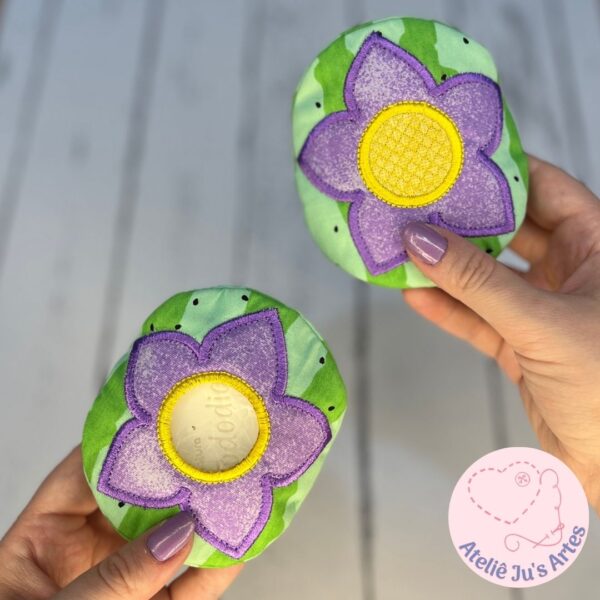 [Projeto na Bordadeira] Porta Sabonete e Sache Perfumado Lírio