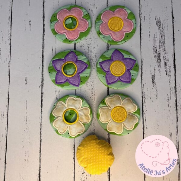 [Pacotão] Porta Sabonete e Sache Perfumado Flores