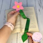 [Projeto na Bordadeira] Marca Página Flor