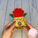 [Projeto na Bordadeira] Porta Bombom Vasinho com a Rosa - Imagem 2