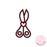 [GRÁTIS] Projeto Chaveiro Tesoura – Matriz de Bordado - Imagem 2