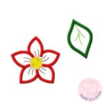 [Projeto na Bordadeira] Marca Página Flor - Imagem 4