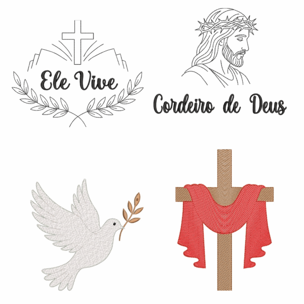 MATRIZES DE BORDADO - Páscoa Cristã