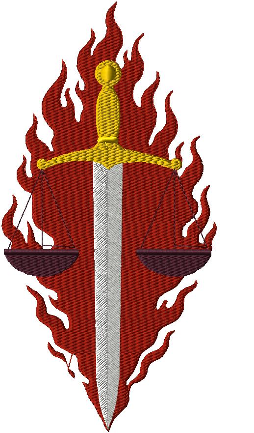 abc9791d-e65b-404c-807e-7f76143b31f9 Matriz de bordado/direito/balança/espada - Imagem 1