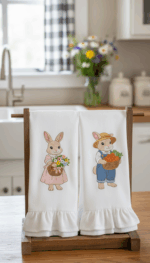 Matriz de bordado ,combo 8 coelhinhos de pascoa 2026 - Imagem 4