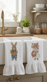 Matriz de bordado ,combo 8 coelhinhos de pascoa 2026 - Imagem 7