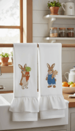 Matriz de bordado ,combo 8 coelhinhos de pascoa 2026 - Imagem 8