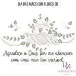 DIA DAS MÃES COM FLORES 3D - Imagem 4