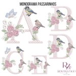 MONOGRAMA PASSARINHOS - Image 2
