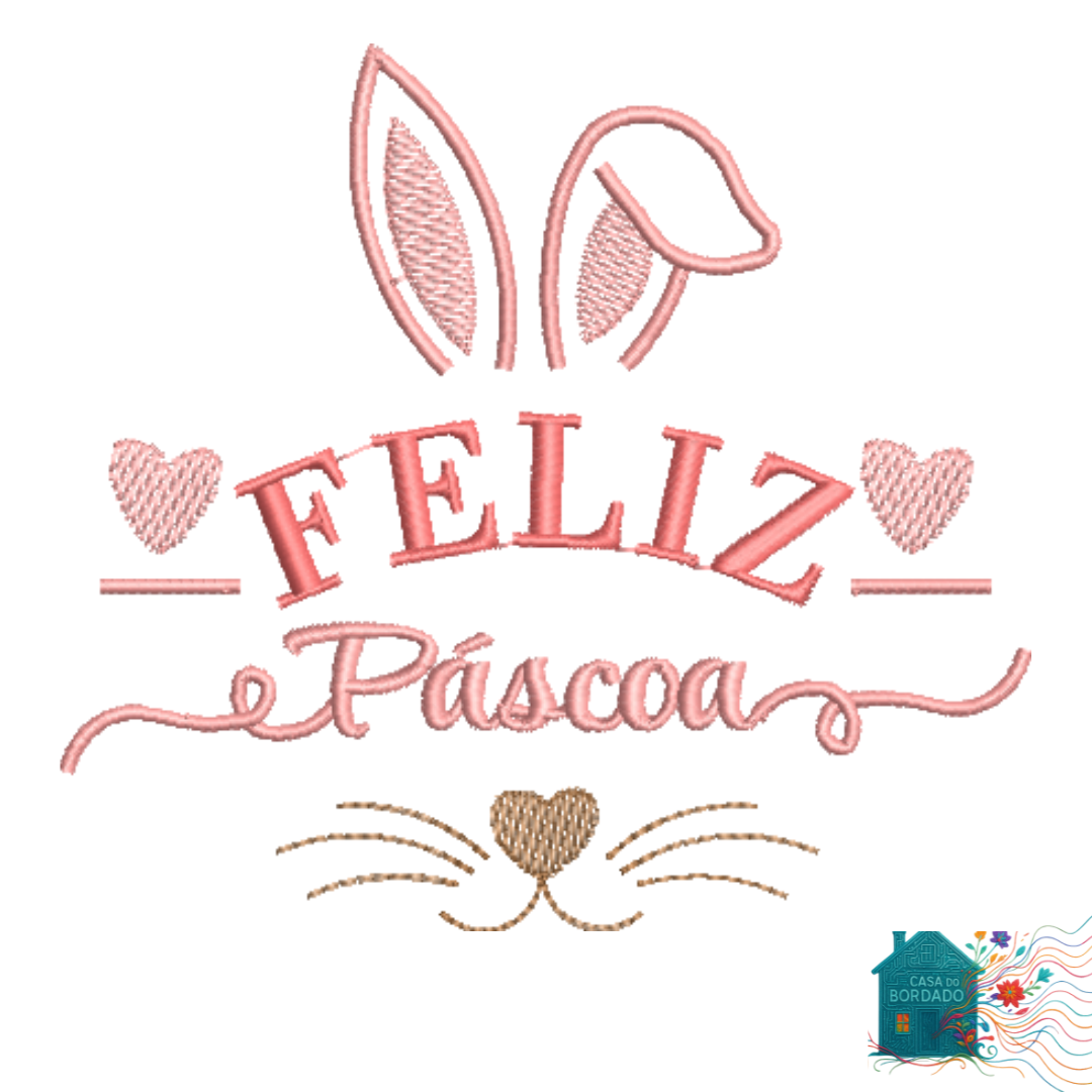 pascoa combo (3) Matriz de Bordado Feliz PΓ‘scoa - Image 1
