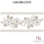 FLORES SIMPLES RETRÔ - Imagem 4