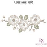 FLORES SIMPLES RETRÔ - Imagem 3