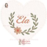 Matriz de Bordado - Duo Moldura Floral Ela
