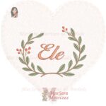Matriz de Bordado - Duo Moldura Floral Ele