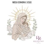 NOSSA SENHORA e JESUS - Imagem 7