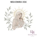 NOSSA SENHORA e JESUS - Imagem 10