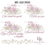 MÃE: LAÇO E ROSAS