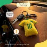 Matriz de Bordado Chaveiro Camisa Brasil - Imagem 3