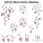 BRINCO DE PRINCESA PENDENTE: MONOGRAMA - Image 3