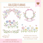 Matrizes de Bordado - Coleção Florais Jardim