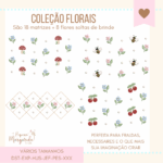 Matrizes de Bordado - Coleção Florais Jardim - Imagem 4