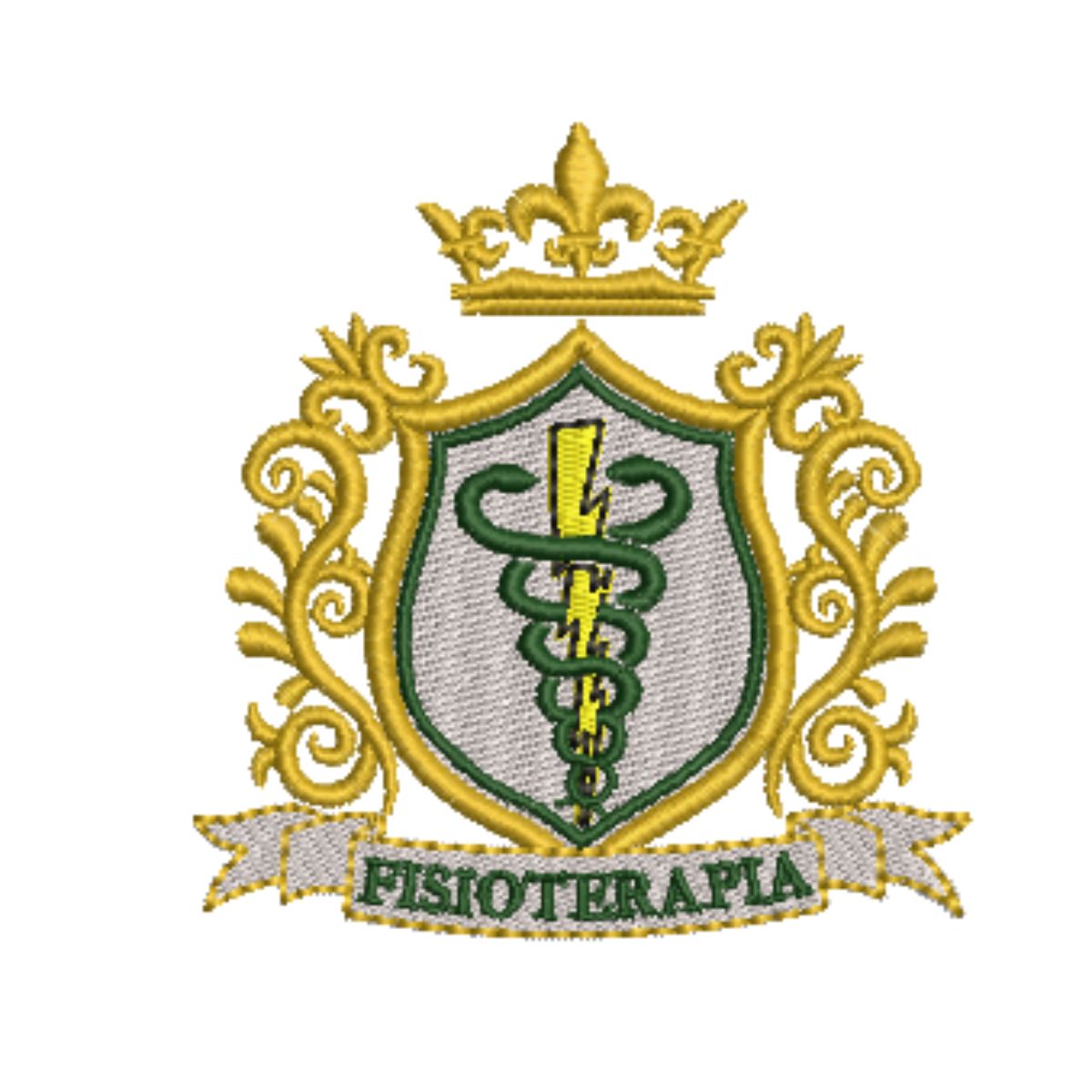 DIVIDIDO EM 4 PARTES (2) Matriz De Bordado Fisioterapia Cรณd 01454 - Imagem 1