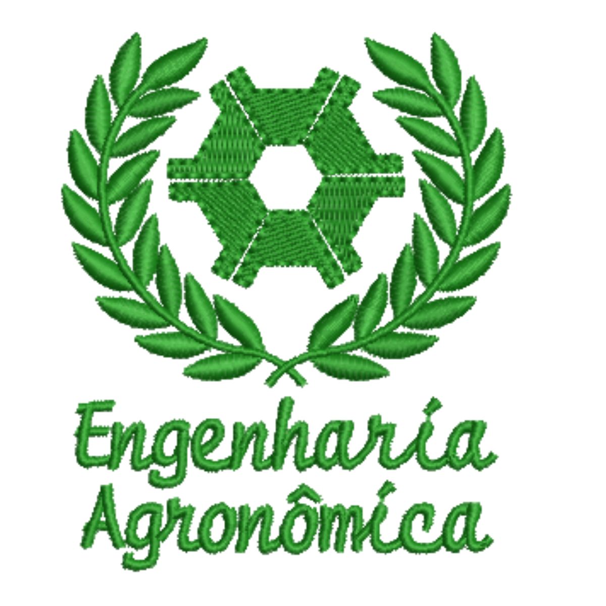 DIVIDIDO EM 4 PARTES (4) Matriz De Bordado Engenharia Agronรดmica Cรณd 01451 - Image 1