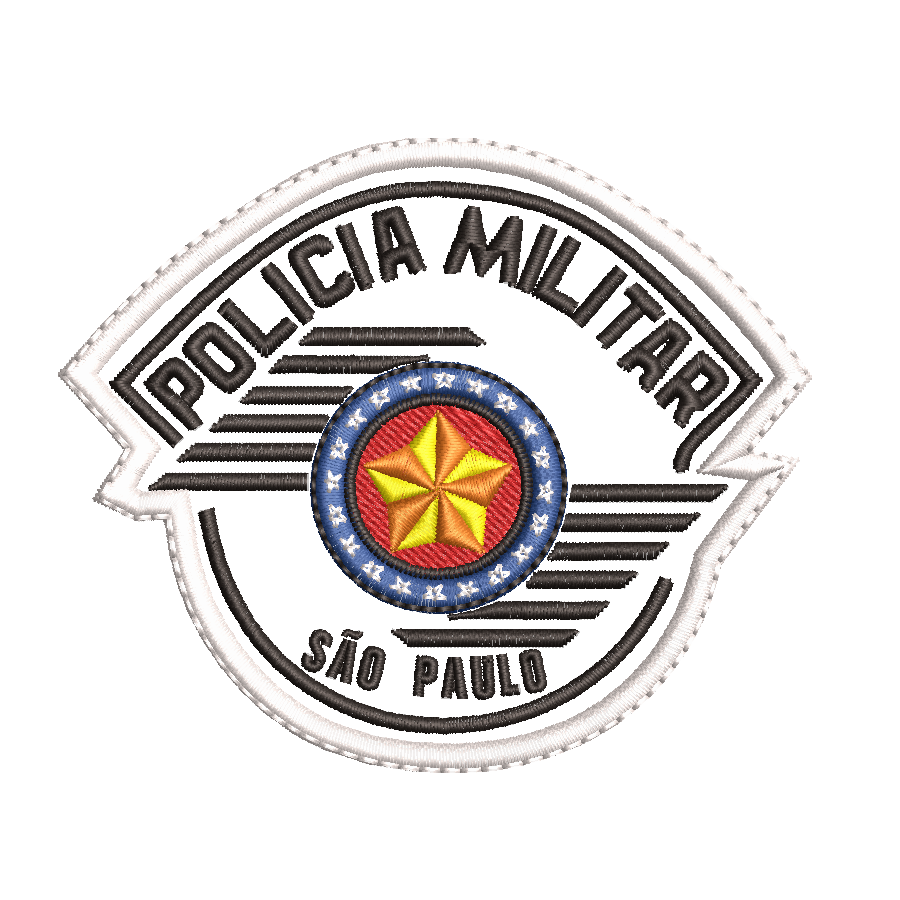 PM SP SAO PAULO Matriz de Bordado BrasΓ£o Policia Militar de SΓ£o Paulo - Image 1