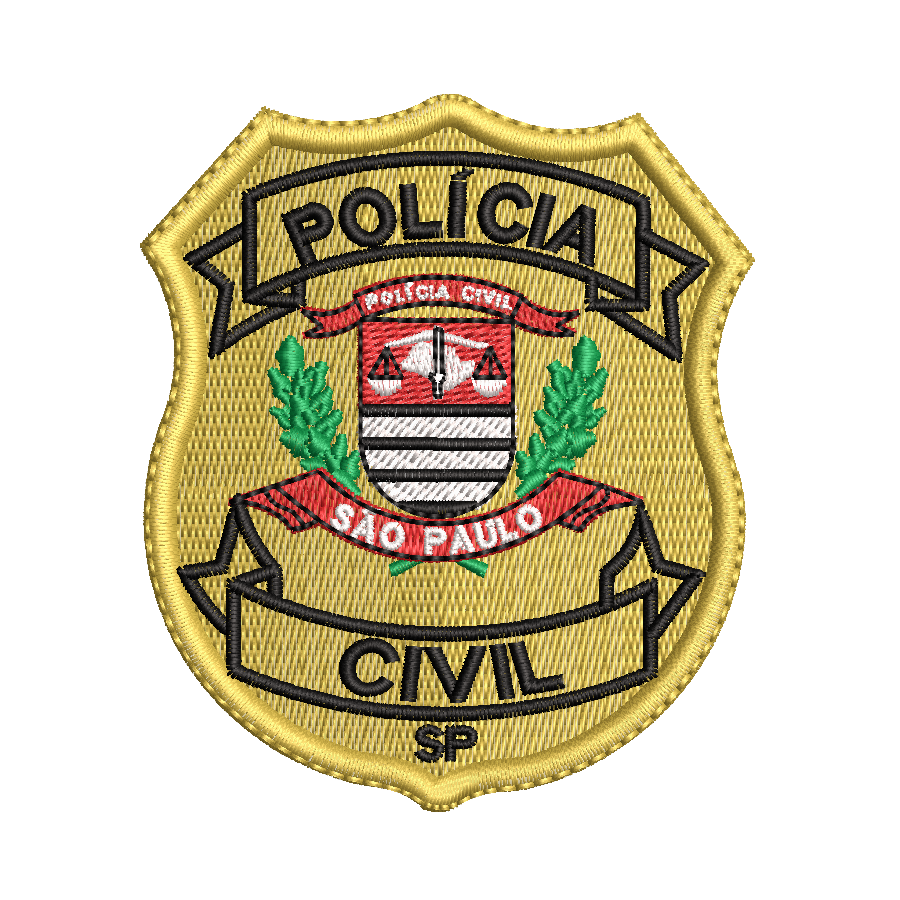 POLICIA CIVIL SP 2 Matriz de Bordado PolΓcia Civil de SΓ£o Paulo-SP - Image 1
