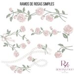 RAMOS DE ROSAS SIMPLES