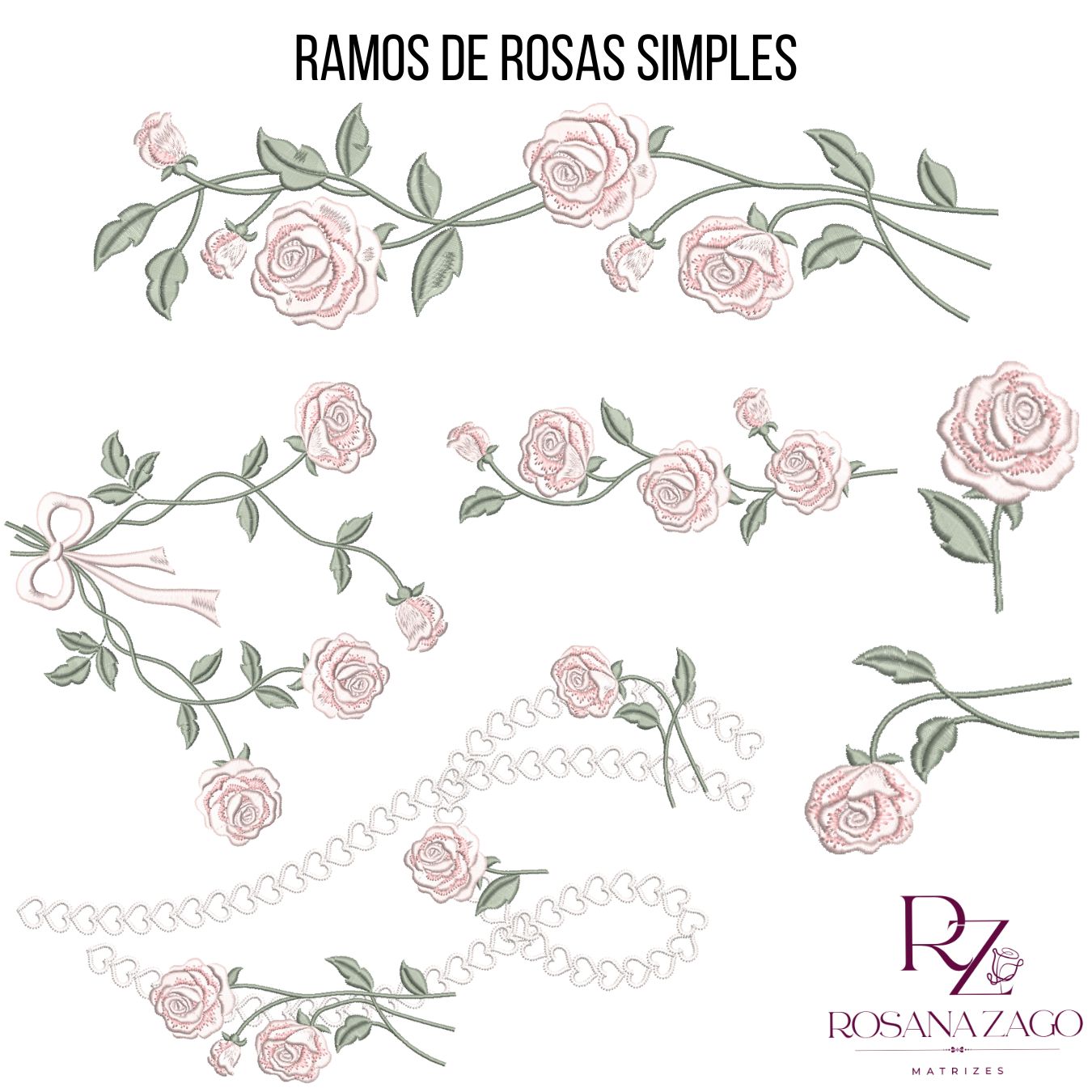 RAMOS DE ROSAS SIMPLES RAMOS DE ROSAS SIMPLES - Image 1