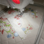 Matriz de Bordado Moldura Flores Borboleta 3d - Imagem 3