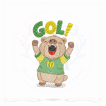 Coleção de Matrizes de Bordado Capivaras e Frases Copa 2026 (Pontos Leves) - Image 3