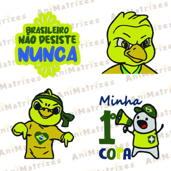 Matriz de Bordado - Copa do Mundo