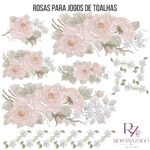 ROSAS PARA JOGOS DE TOALHAS