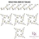 ROSAS PARA JOGOS DE TOALHAS - Imagem 3